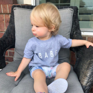 Sweet and simple “Babe” Baby T-Shirt