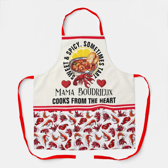 Sweet and Spicy from the Heart Apron (Front)