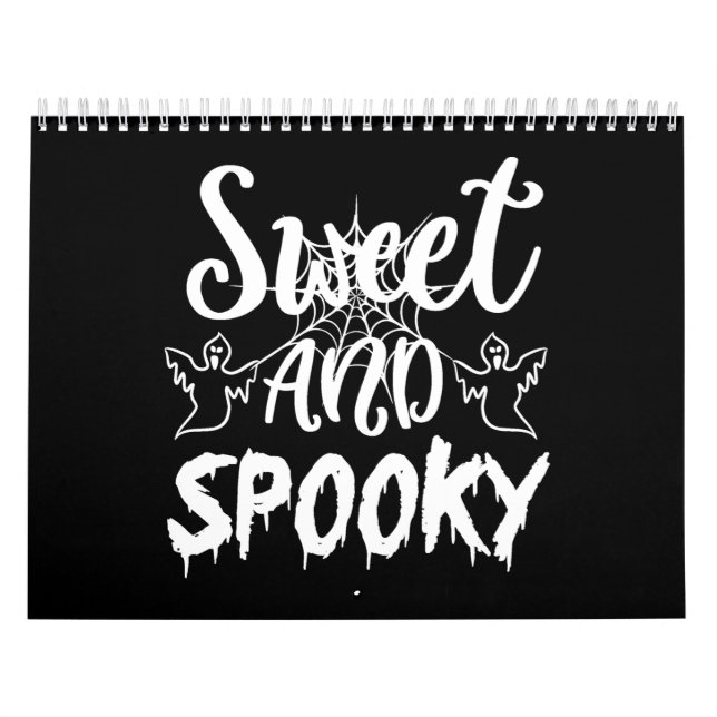 sweet and spooky calendar (Cover)