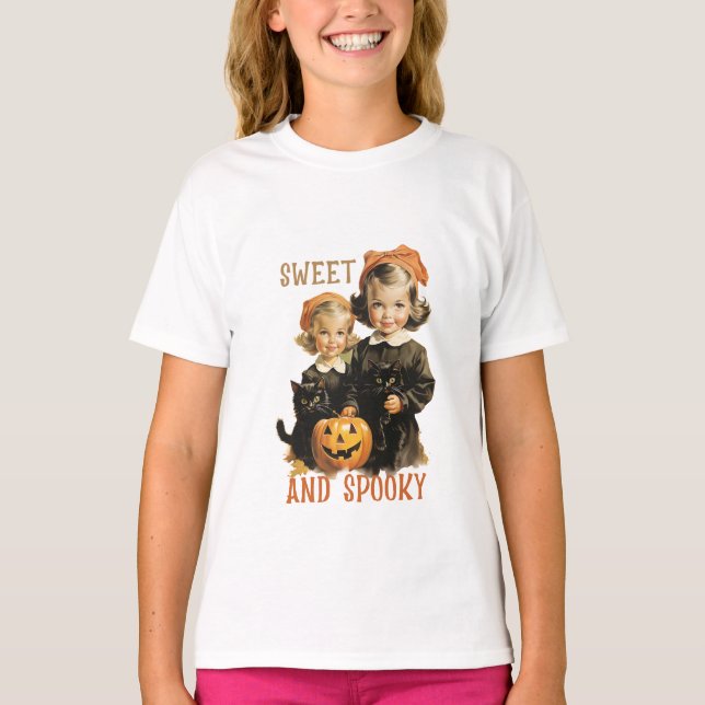 Sweet and spooky Halloween T-Shirt (Front)