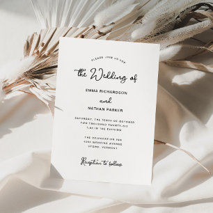 Sweet and Whimsical   the Wedding of   Invitation