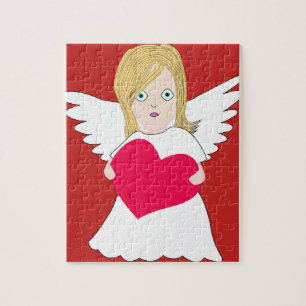 Sweet Angel Girl Jigsaw Puzzle