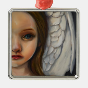 Sweet Angel Girl  Metal Tree Decoration