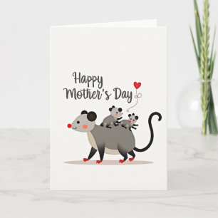 Sweet Animal Family Card