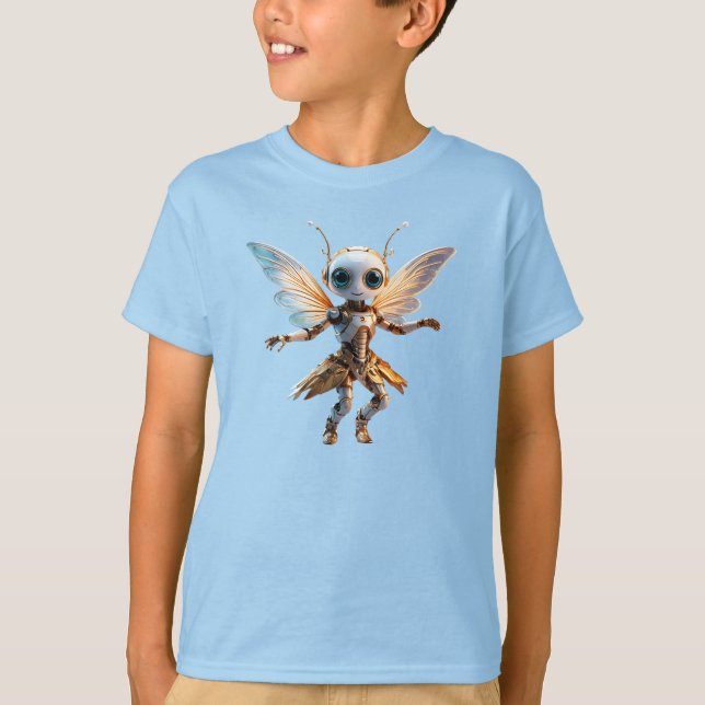 Sweet Ant Girl Dancing Robot Pixie T-Shirt (Front)