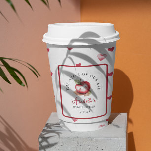 Sweet Apple Of Our Eye Baby Shower Paper Cups