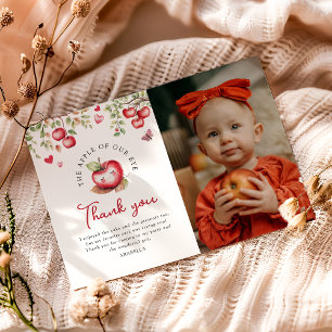 Sweet Apple Of Our Eye Birthday Thank You Card