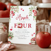 Sweet Apple Of Our Eye Fourth Birthday