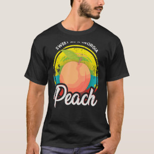 Sweet As A Georgia Peach Ga Peach State T-Shirt