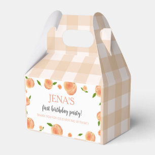 Sweet As A Peach Birthday Favour Box