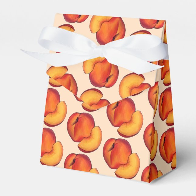 Sweet as a Peach Peaches 16 Sixteenth Birthday Favour Box (Front Side)