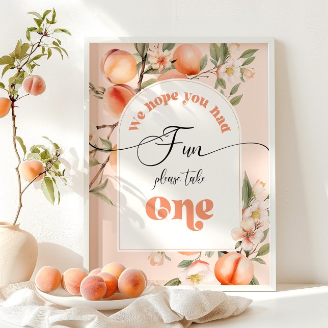 Sweet as a peach We hope you had fun birthday Poster (Creator Uploaded)