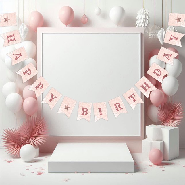 Sweet As A Strawberry Fairy Girl Birthday Welcome Bunting (Creator Uploaded)