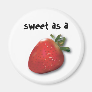 Sweet as a Strawberry Magnet