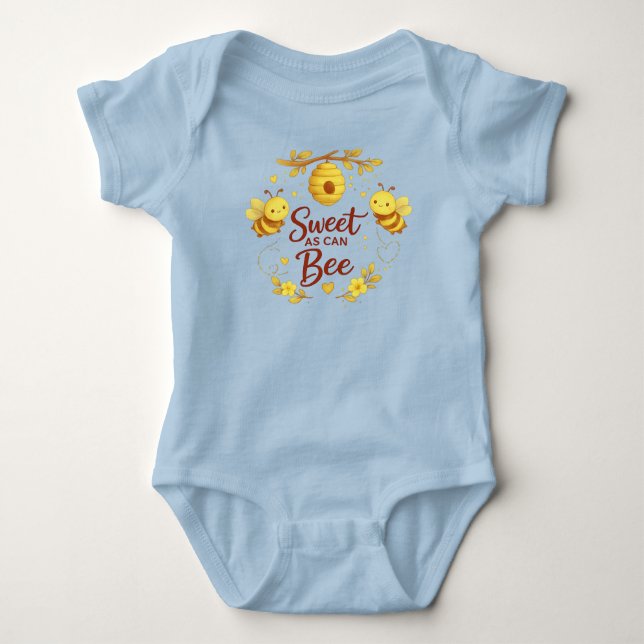 Sweet as Can Bee Baby Bodysuit (Front)