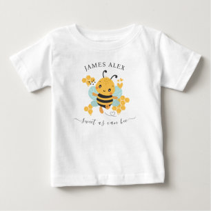 Sweet as can bee Baby Boy Name T-Shirt
