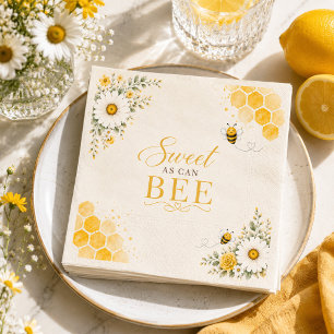 Sweet as Can Bee Baby Shower Baby Shower Party Napkin