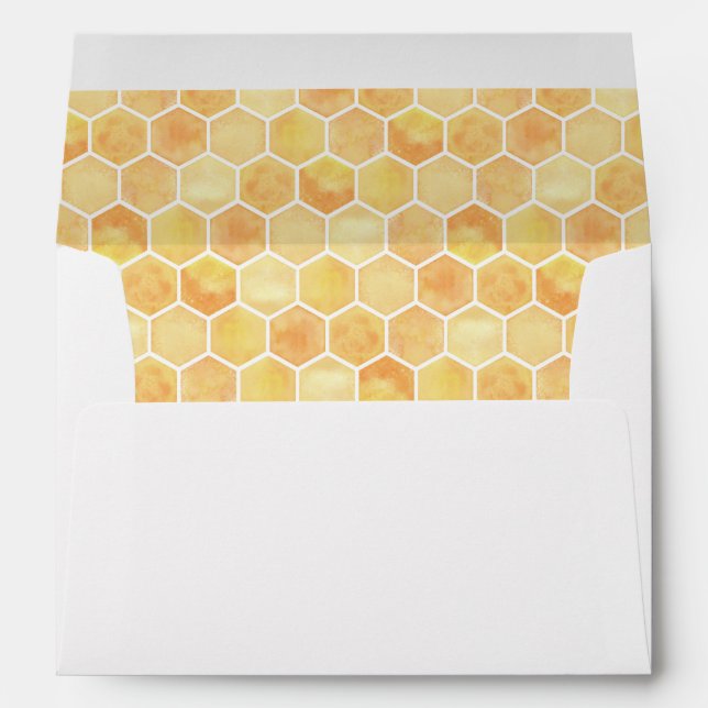 Sweet as Can Bee Baby Shower Envelope (Back (Bottom))