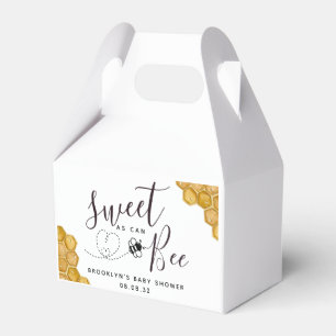 Sweet as Can Bee Baby Shower   Favour Box