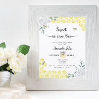 Sweet as can bee baby shower