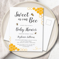 Sweet As Can Bee Baby Shower