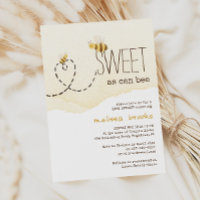 Sweet As Can Bee Bumblebee Baby Shower Invitation