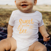 Sweet As Can Bee  cute Honey Bee Baby Gift Baby Bo