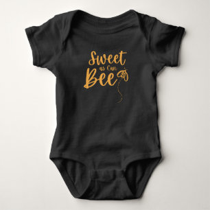 Sweet As Can Bee  cute Honey Bee Baby Gift Baby Bo Bodysuit
