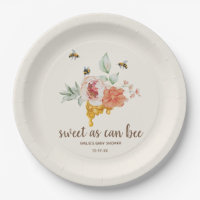 Sweet As Can Bee Floral Honeycomb Baby Shower Favo