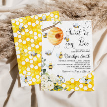 Sweet as can Bee Gender Neutral Baby Shower