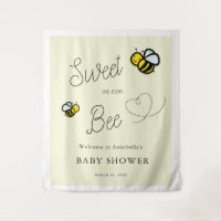 Sweet as can Bee Light Yellow Baby Shower