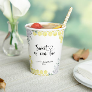 Sweet as can Bee - Paper Cups