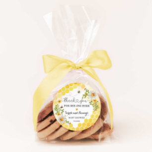 Sweet as can Bee Thank You Honey Baby Shower Favou Favour Tags