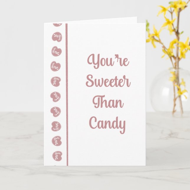 Sweet as Candy Card (Yellow Flower)