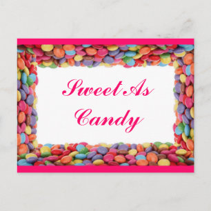 Sweet As Candy Postcard