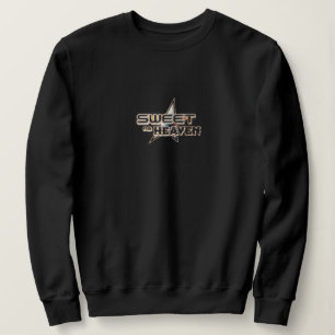 Sweet As Heaven Edgy 2000s Retro Metallic Star Sweatshirt