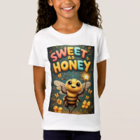 Sweet As Honey: Adorable Cartoon Bee