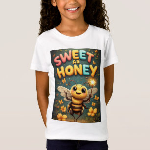 Sweet As Honey: Adorable Cartoon Bee T-Shirt