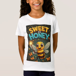 Sweet As Honey: Adorable Cartoon Bee T-Shirt