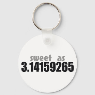 Sweet as Pi Key Ring