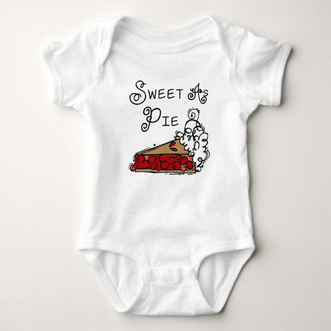Sweet as Pie Baby Bodysuit (Front)