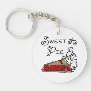 Sweet as Pie Key Ring