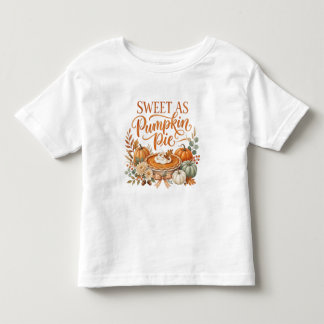 Sweet as Pie Pumpkin Pie Baby  Toddler T-Shirt