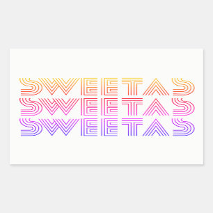 "Sweet As" Rainbow Sticker