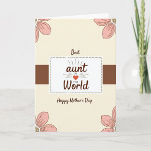 Sweet Aunts Day Loving Card