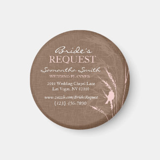 Sweet Autumn Bride Business Magnet 2