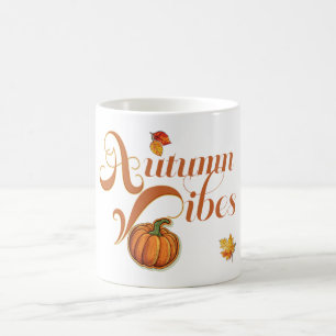 Sweet Autumn Vibes Trendy Thanksgiving Coffee Mug