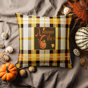 Sweet Autumn Vibes Trendy Thanksgiving Cushion