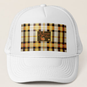 Sweet Autumn Vibes Trendy Thanksgiving Trucker Hat