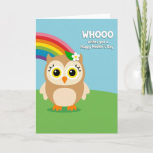 Sweet Avian Mothers Day Card
